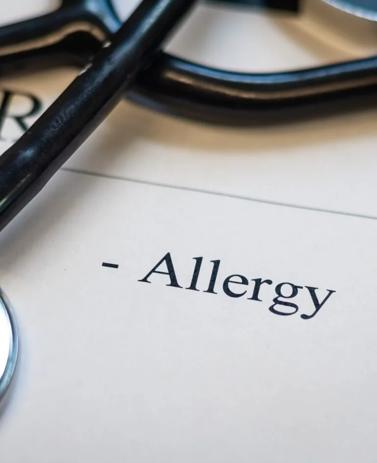 Diagnosis and treatment of allergies.