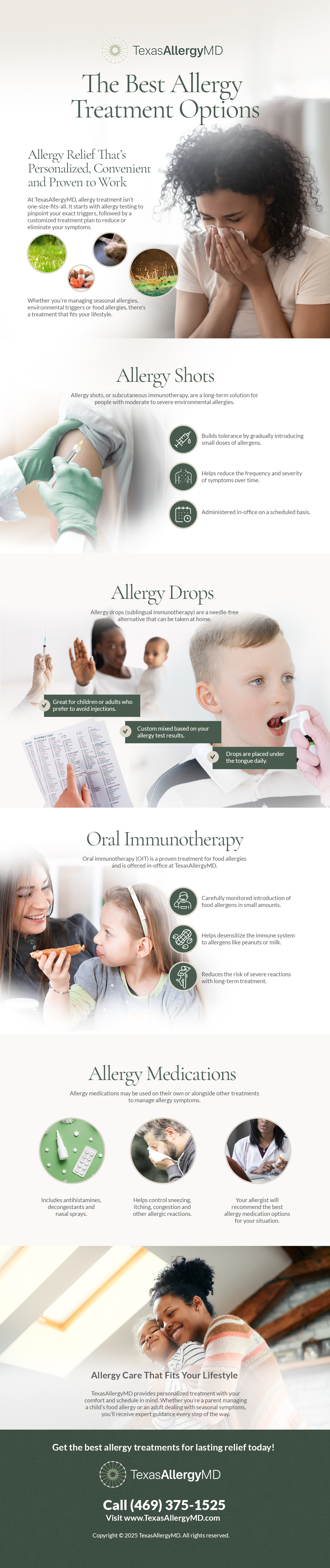 Top Allergy Treatment Options & Hidden Benefits #Infographic.