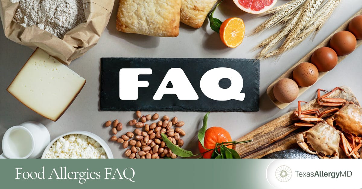 Food allergies and their most frequently asked questions.